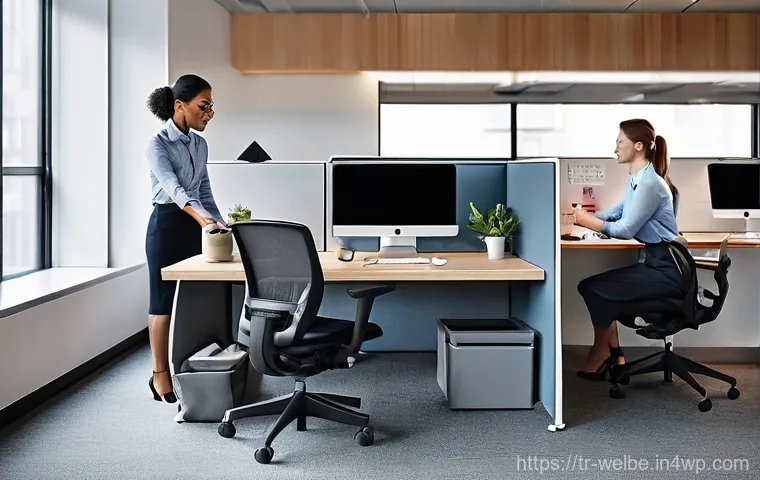 사무실 공간 최적화를 위한 웰니스 원칙 - **Prompt 1: Biophilic Office Oasis**
"An expansive, modern open-plan office bathed in soft, ampl... 사무실 공간 최적화를 위한 웰니스 원칙 - **Prompt 1: Biophilic Office Oasis**
"An expansive, modern open-plan office bathed in soft, ampl...