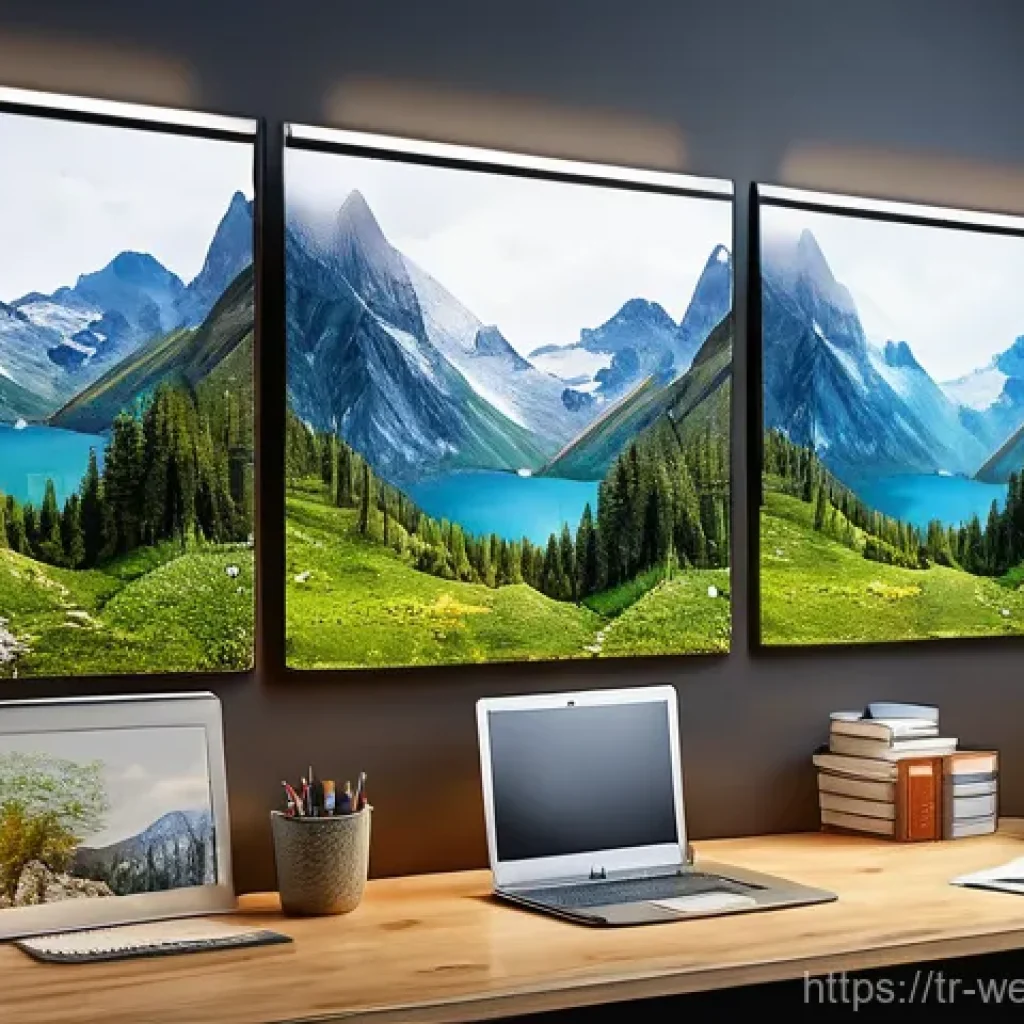 자연 요소와 인간의 관계 사무실 내 적용 - Here are three detailed image generation prompts in English, designed to bring natural elements into...